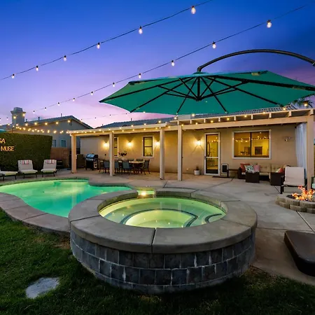 Casa Desert Muse With Heated Pool Spa Firepit Mini Golf And Games Indio Exterior photo