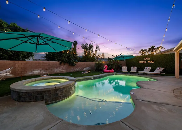 Casa Desert Muse With Heated Pool Spa Firepit Mini Golf And Games