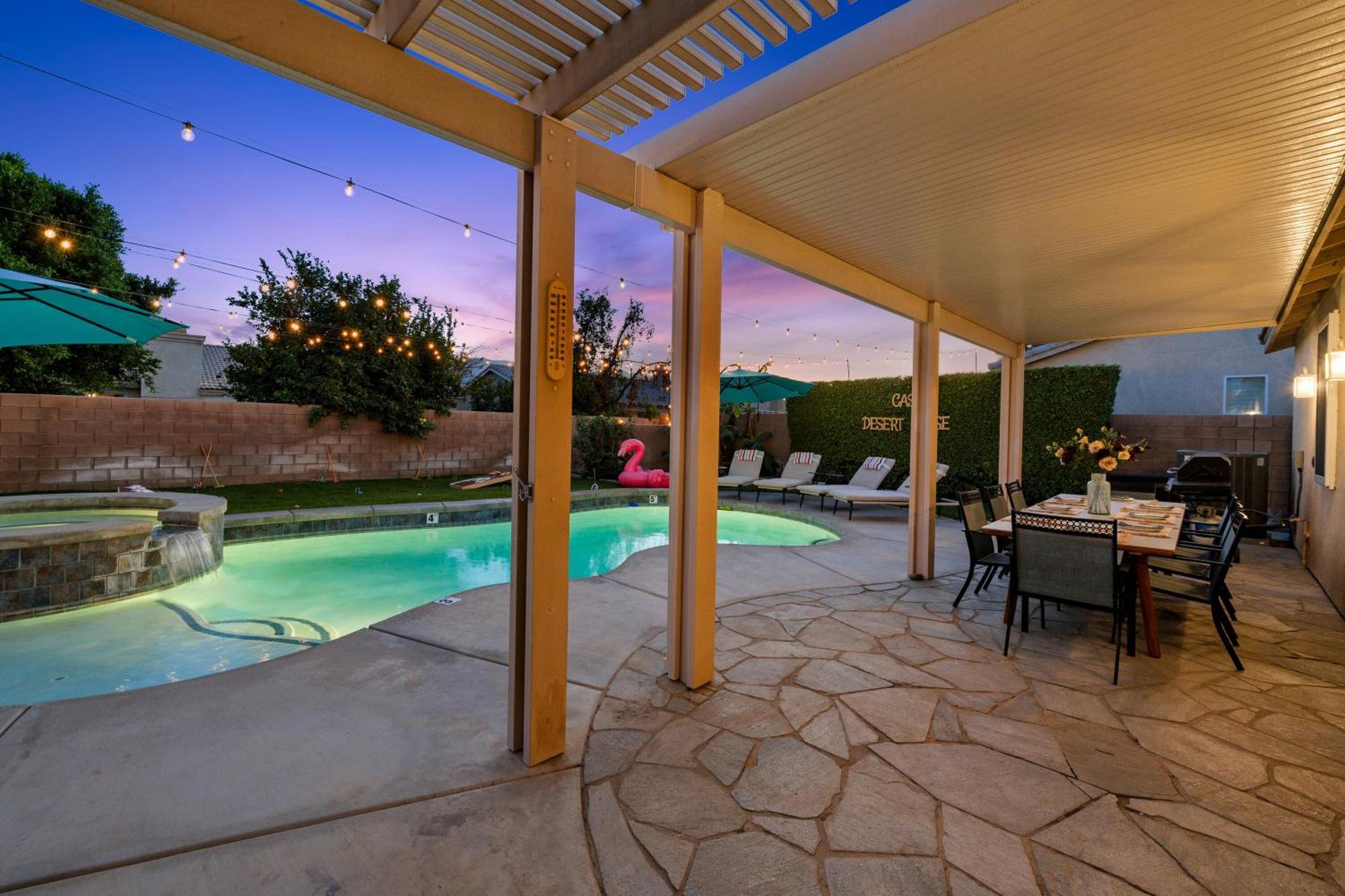 Casa Desert Muse With Heated Pool Firepit Mini Golf And Games Indio